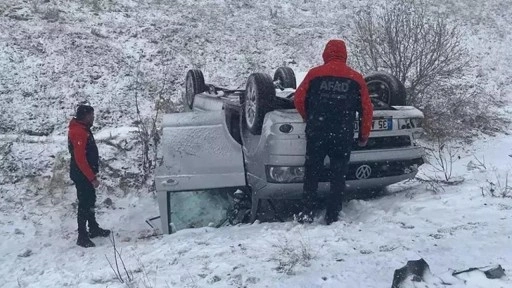 Ardahan'da kar ve sis kazaya neden oldu: 8 yaralı