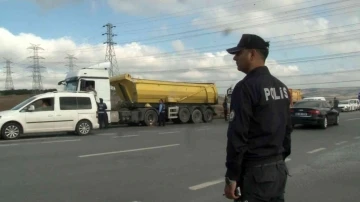 Arnavutköy’de hafriyat kamyonlarına sıkı denetim
