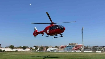 Arya bebek için helikopter havalandı
