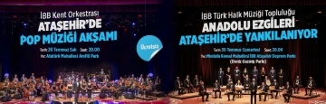 Ataşehir’de açık hava konserleri başlıyor
