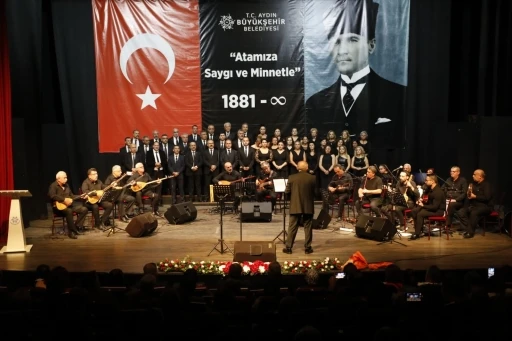 Atatürk sevdiği türkülerle Aydın’da anıldı
