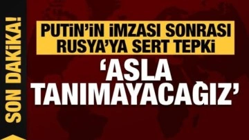 Avrupa ülkelerinden Rusya'ya jet yanıt: İlhakı asla tanımayacağız