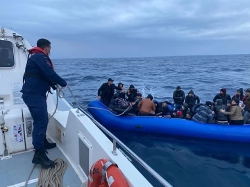 Aydın’da 28 düzensiz göçmen kurtarıldı
