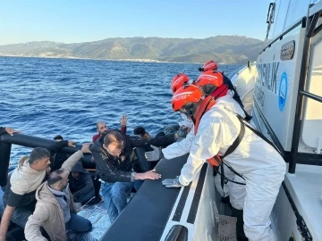 Aydın’da 43 düzensiz göçmen kurtarıldı
