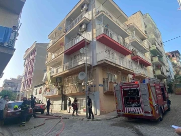 Aydın’da ev yangını panikletti
