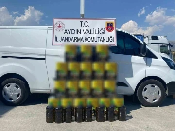 Aydın’da piyasa değeri 262 bin TL olan 750 litre sahte zeytinyağı yakalandı
