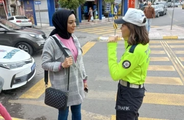 Aydın’da yayalar bilgilendirildi
