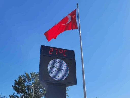 Aydın, Ekim ayında yazdan kalma günlerini yaşıyor
