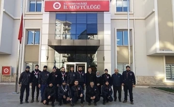 Aydın Müftülüğü personeli deprem bölgesine hareket etti
