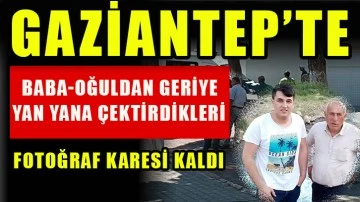 Baba-oğuldan geriye yan yana çektirdikleri fotoğraf karesi kaldı