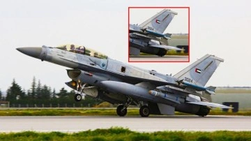 BAE F-16'sı Konya'ya inişte kuyruk sürttü