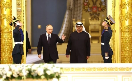 BAE Lideri Muhammed bin Zayed El Nahyan, Putin ile görüştü
