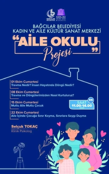 Bağcılar’da “Aile Okulu” açılıyor
