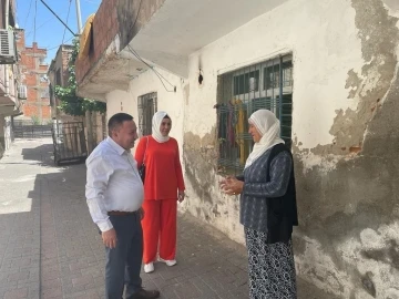 Bağlar Belediye Başkanı Beyoğlu ev ziyaretlerini aralıksız sürdürüyor
