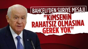 Bahçeli'den Suriye açıklaması: 'Her komşumuzla normalleşme atmosferinin hakim olması samimi arzumuz'