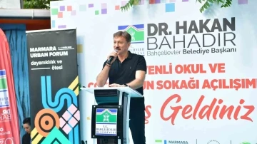 Bahçelievler’de çocuklar için oyun sokağı açıldı
