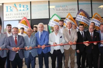 BAİB Isparta iletişim ofisi faaliyete girdi
