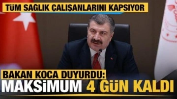 Bakan Koca: Her sağlık çalışanı ne kadar teşvik alacağını ay bitmeden görecek