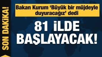 Bakan Kurum'dan sosyal konut müjdesi: 81 ilimizde başlatacağız