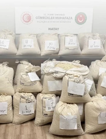 Bakanlık ve MİT operasyonuyla Hatay’da 1,2 ton uyuşturucu hap ele geçirildi