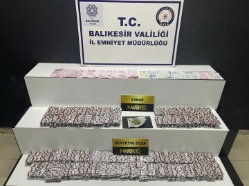 Balıkesir’de 8 bin 260 adet uyuşturucu, uyarıcı hap ele geçirildi
