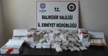 Balıkesir’de kaçak tütün operasyonu
