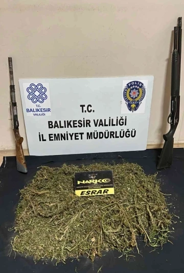 Balıkesir’de narkotik köpeği ile uyuşturucu operasyonu
