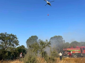 Balıkesir’de ormanlık alan yangını söndürüldü
