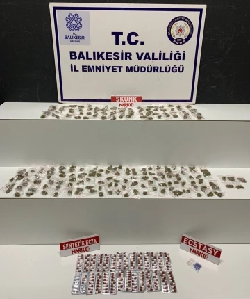 Balıkesir’de uyuşturucu operasyonu
