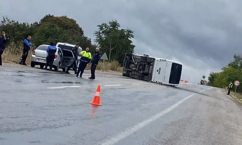 Balıkesir'de feci olay: 7'si polis, 10 yaralı!