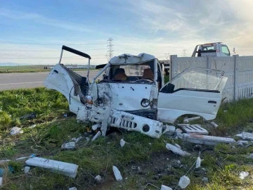 Bandırma-Karacabey yolunda trafik kazası: 1 ölü, 1 yaralı
