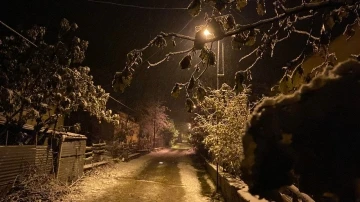 Bartın’da kar yağışı başladı
