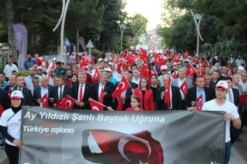 Bartın’da &quot;15 Temmuz&quot; yürüyüşü
