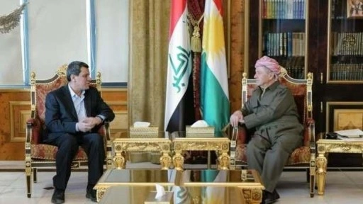 Barzani, teröristbaşıyla görüştü