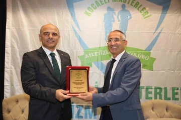 Başarılı atletizmciler yemekte bir araya geldi
