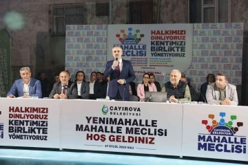 Başkan Çiftçi, vatandaşlara belediyenin projelerini anlattı
