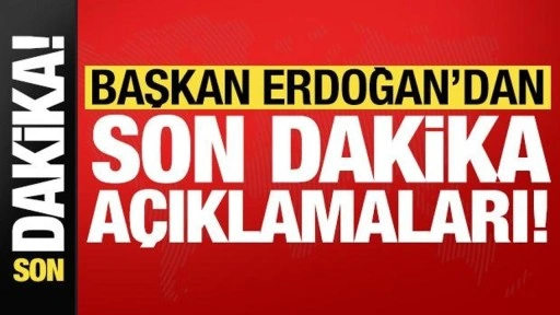 Başkan Erdoğan'dan CHP'li belediyelere tepki: Sabotaja varan bir duyarsızlık!