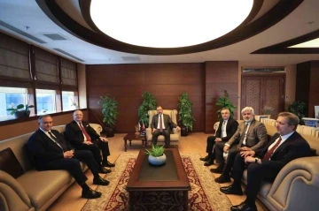 Başkan Ergün, Bakan Kasapoğlu ile bir araya geldi
