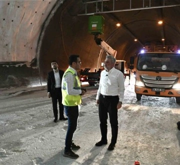 Başkan Görgel, Aşık Mahzuni Şerif Tünellerindeki çalışmaları inceledi