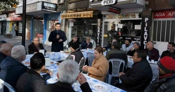 Başkan Günel esnaf buluşmalarına devam ediyor
