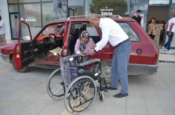 Başkan Kaplan, Saliha teyzenin hayalini gerçeğe dönüştürdü
