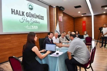 Başkan Kaya, ilk Halk Günü toplantısını gerçekleştirdi
