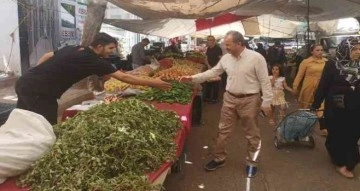 Başkan Kılınç, pazar esnafını ziyaret etti