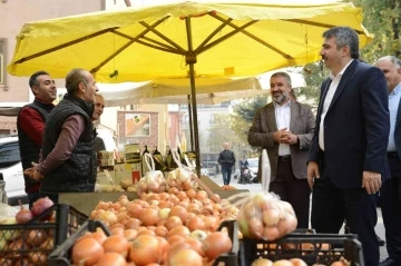 Başkan Yılmaz pazarcı esnafı ile buluştu
