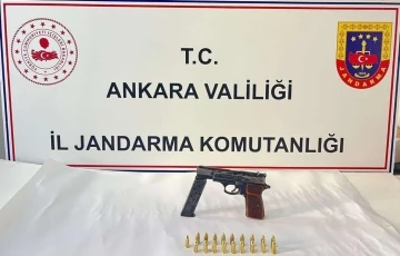 Başkent’te silah ve fişekler ele geçirildi
