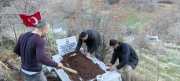 Batman’da şehit mezarları onarılıyor
