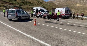 Bayburt’ta trafik kazası: 11 yaralı
