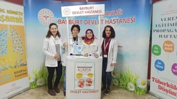 Bayburt’ta vatandaşlar verem hakkında bilgilendirildi
