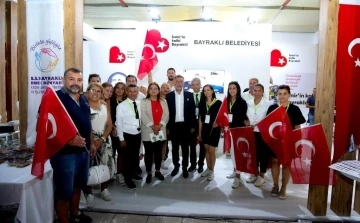 Bayraklı, fuarda yerini aldı
