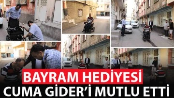 Bayram hediyesi, cuma gider’i mutlu etti